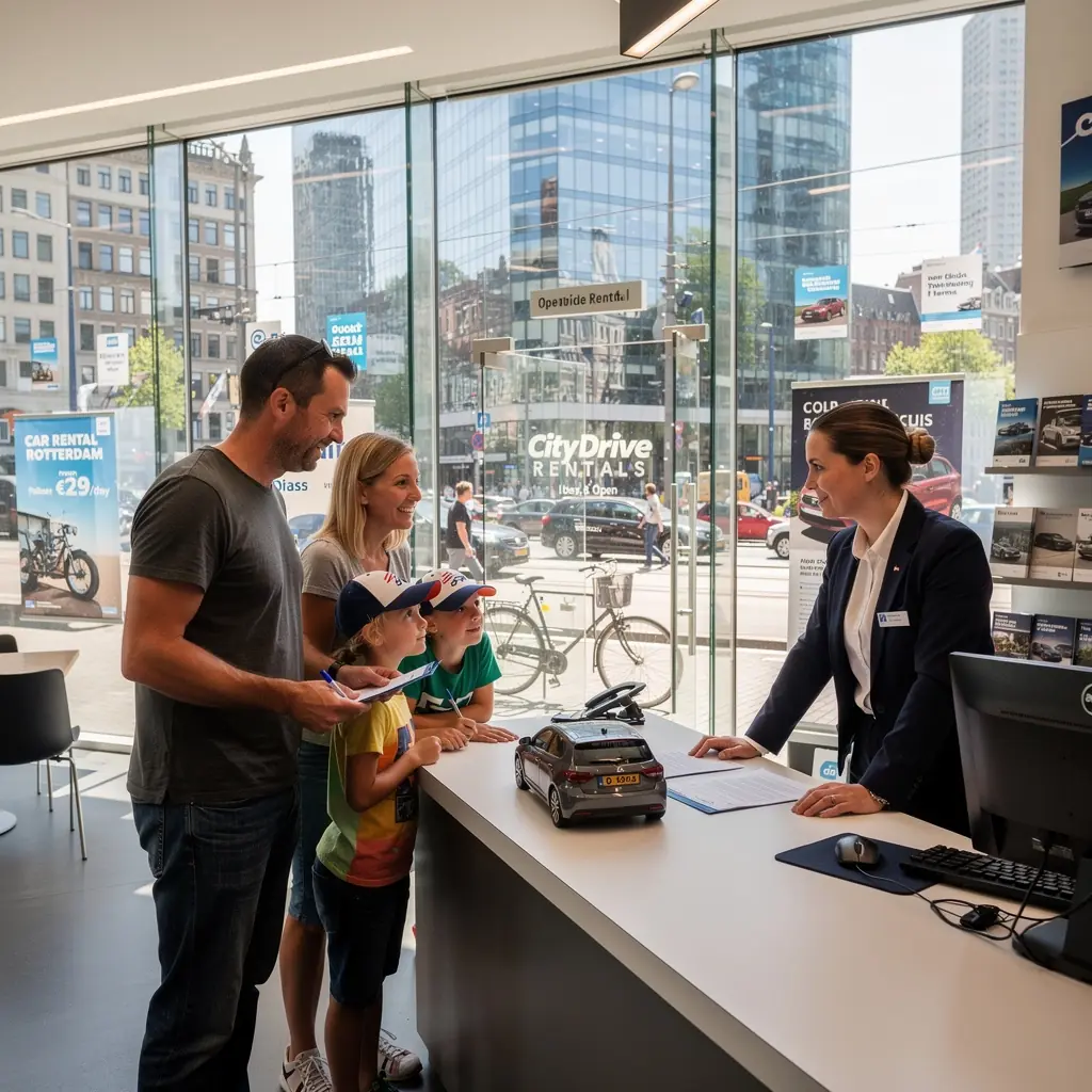 Een checklist met tips voor het ophalen van een huurauto.